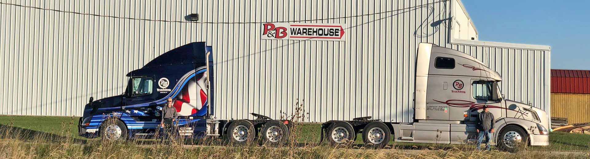 P & B Trucking maintains a warehouse in Decatur, Indiana.